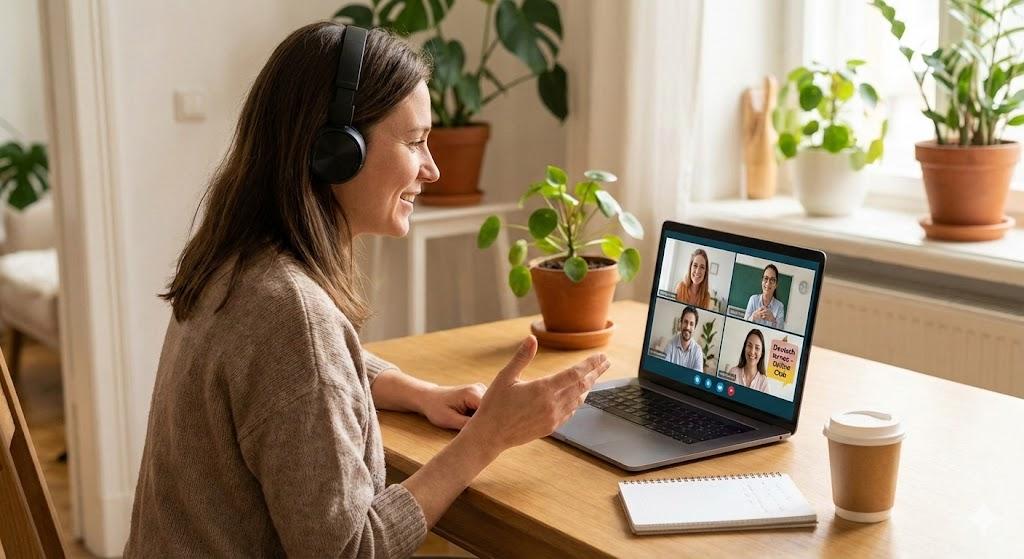 Learn German Online with a Speaking-Focused Club